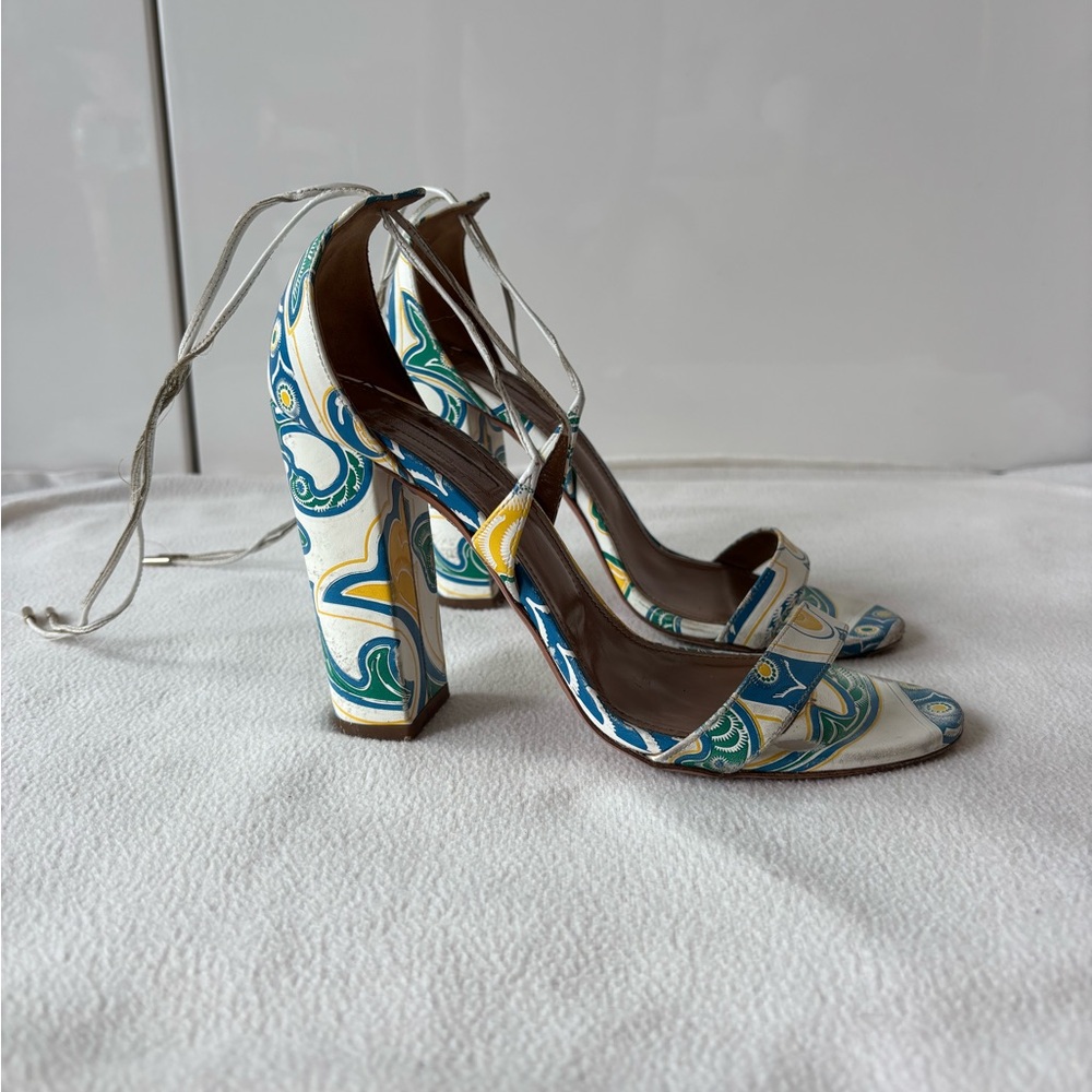 Aquazzura Tie-up ‘Lily’ Sandals